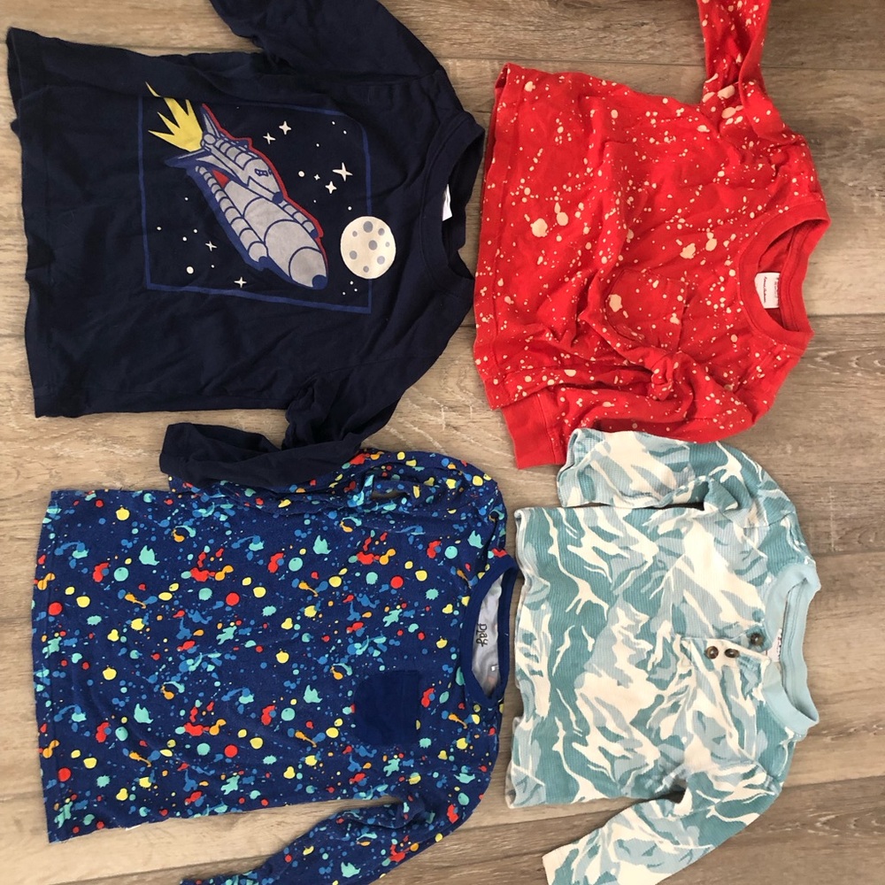 Hanna Andersson & Little Sleepies Long Sleeve Shirt bundle